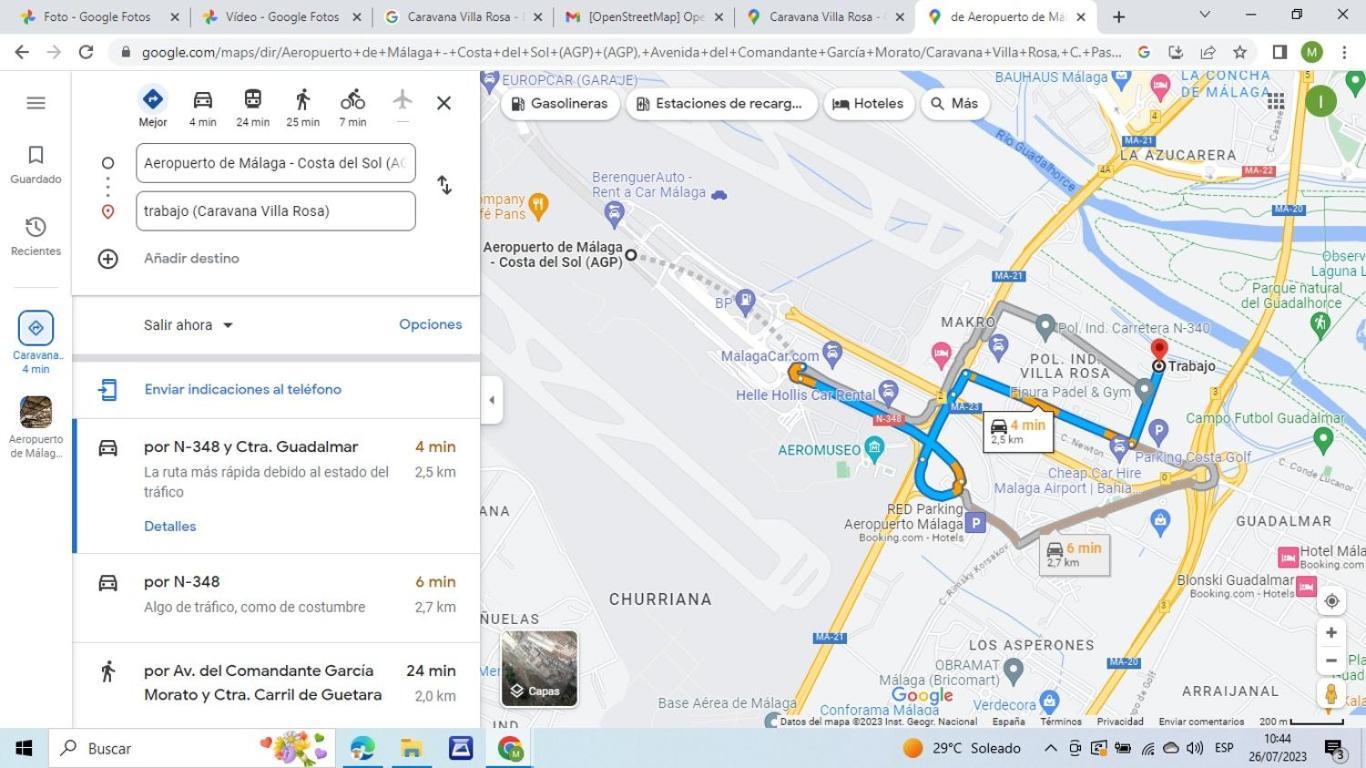 Caravana Rosa Campingplads Málaga